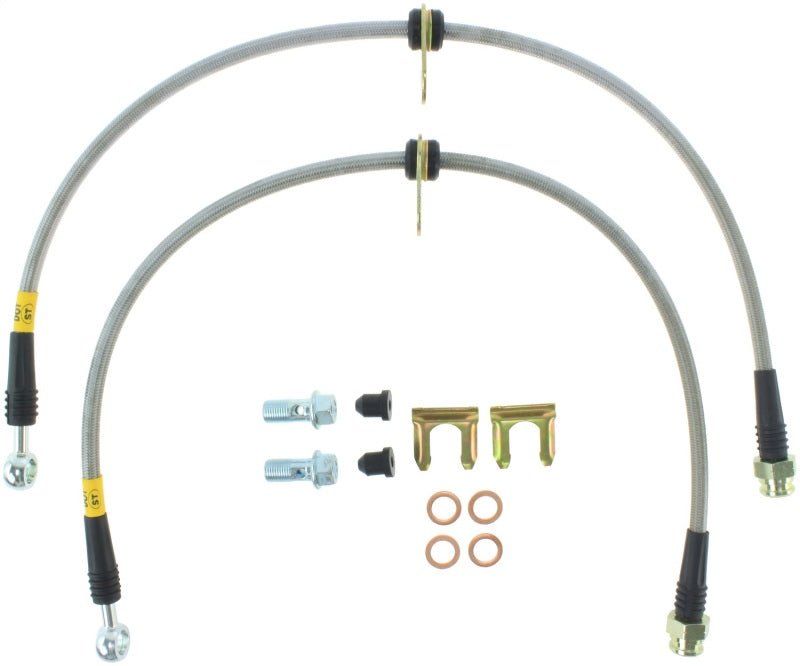 StopTech 13 Scion FR-S / 13 Subaru BRZ Front Stainless Steel Brake Lines Stoptech Brake Line Kits  AXOPROS