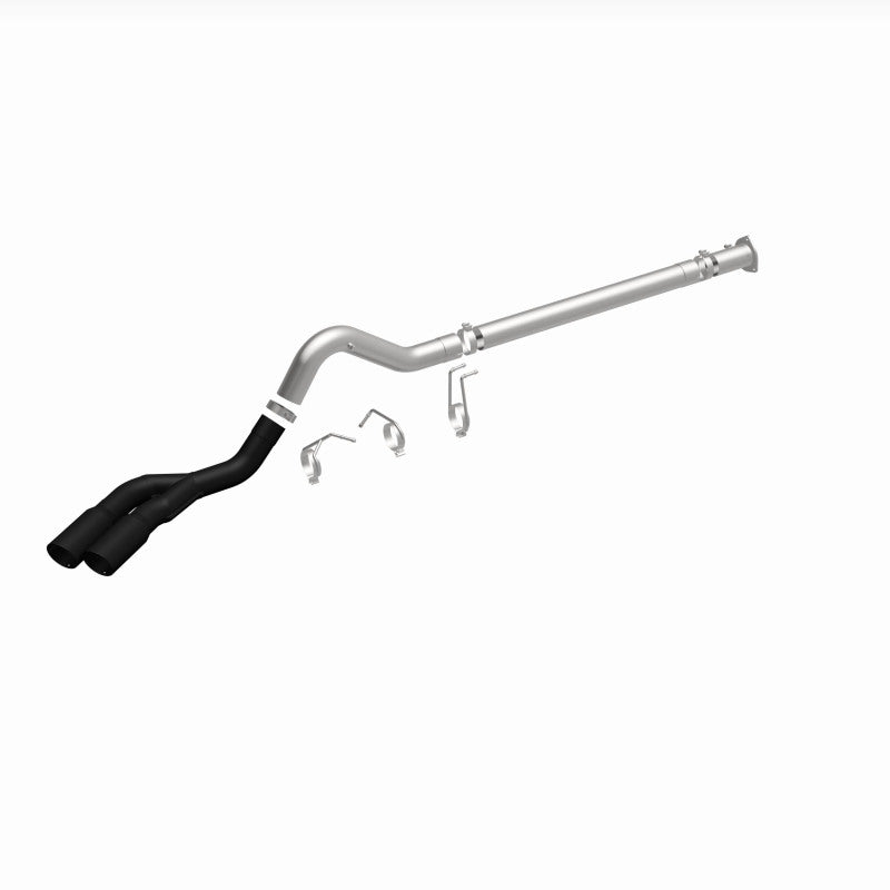 MagnaFlow 08-18 Ford F-250/F-350/F-450 4.6L/6.7 DPF-Back Black 4in Dual Single Rear Exit Magnaflow DPF Back  AXOPROS
