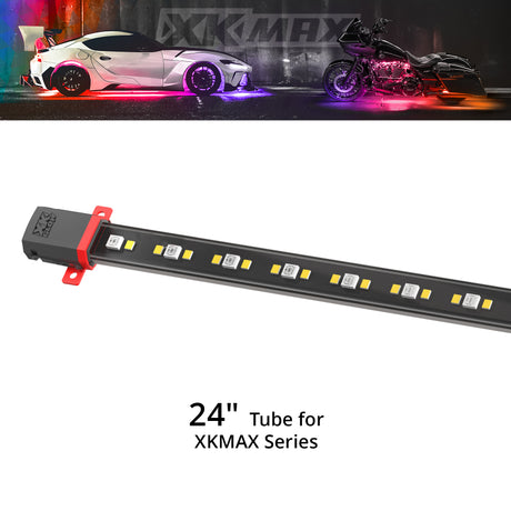 XKGLOW XK Glow XKmax 12in RGBW Addressable LED Light Tube Light Strip LED aftermarket performance part