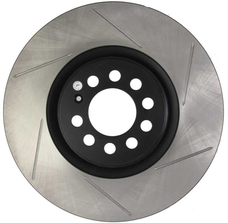 StopTech Power Slot 3/99-06 Audi TT/00-06 TT Quattro / 03-05 VW Golf GTi Left Front Slotted Rotor Stoptech Brake Rotors - Slotted  AXOPROS
