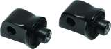 Kuryakyn Splined Passenger Peg Adapter Black Kuryakyn Footpegs  AXOPROS