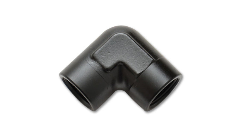 Vibrant 3/8in NPT 90 Degree Female Pipe Coupler Fitting Vibrant Fittings  AXOPROS