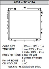 CSF 07-19 Toyota Tundra 5.7L Radiator CSF Radiators  AXOPROS