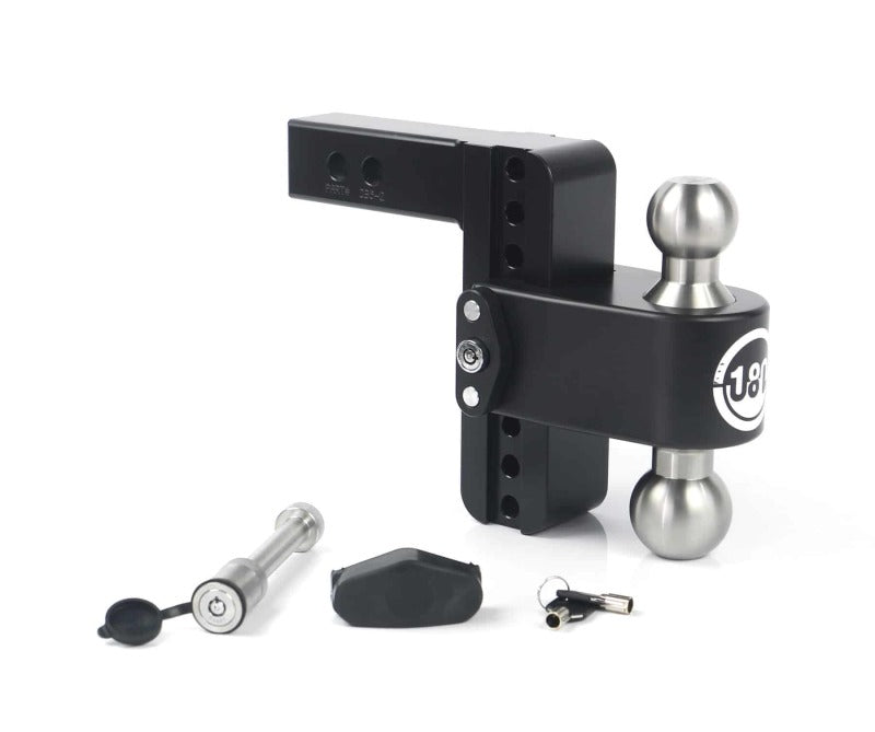 Weigh Safe Weigh Safe 180 Hitch 6in Drop Hitch & 2in Shank (10K/12.5K GTWR) w/WS05 - Black Cerakote Hitch Ball Mounts aftermarket performance part