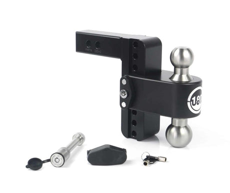 Weigh Safe Weigh Safe 180 Hitch 6in Drop Hitch & 2in Shank (10K/12.5K GTWR) w/WS05 - Black Cerakote Hitch Ball Mounts aftermarket performance part
