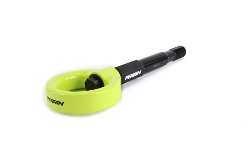 PERRIN 15-17 Subaru WRX & STI / 13-17 Crosstrek / 12-16 Impreza Tow Hook Kit (Front) - Neon Yellow Perrin Performance Tow Hooks  AXOPROS