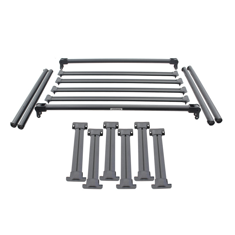Go Rhino 19-21 Jeep Gladiator XRS Overland Xtreme Rack - Box 1 (Req. gor5950000T-02) Go Rhino Truck Bed Rack  AXOPROS