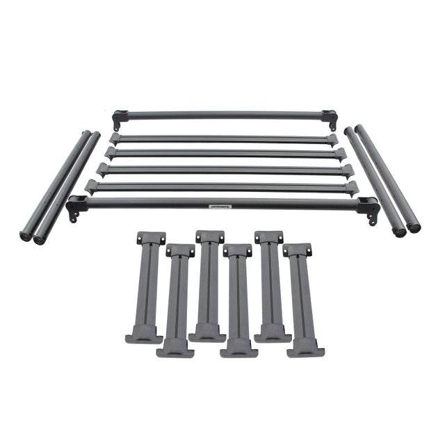 Go Rhino 15-22 Chevrolet/GMC Colorado/Canyon XRS Overland Xtreme Rack Blk - Box 1 (Req. 5951000T-02) Go Rhino Truck Bed Rack  AXOPROS