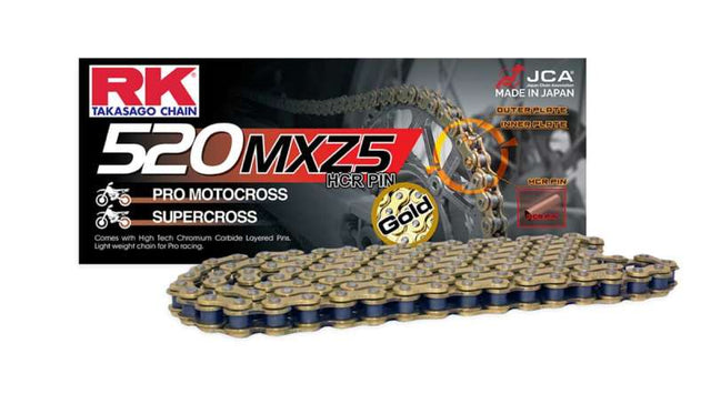 RK Chain GB520MXZ5-120L - Gold RK Chain Chains  AXOPROS