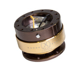 NRG Quick Release Gen 2.0 - Bronze Body / Chrome Gold Ring NRG Quick Release Adapters  AXOPROS