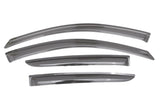 AVS 12-18 Nissan Versa (Excl. Hatch) Ventvisor Outside Mount Window Deflectors 4pc - Smoke AVS Wind Deflectors  AXOPROS