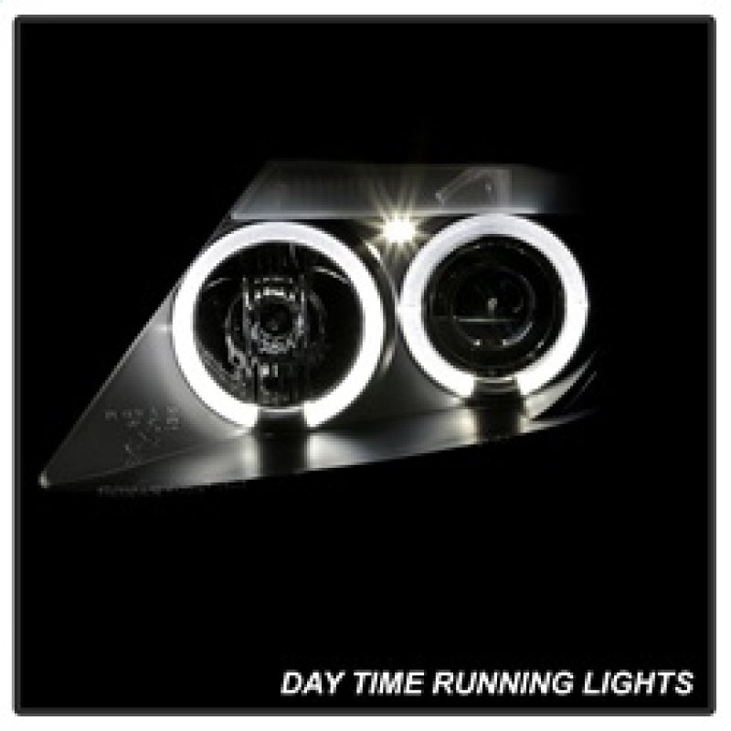 Spyder BMW Z4 03-08 Projector Headlights Halogen Model Only - LED Halo Black PRO-YD-BMWZ403-HL-BK SPYDER Headlights  AXOPROS