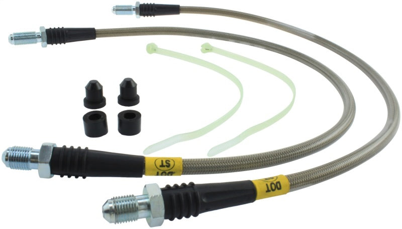 StopTech Lotus 05-11 Elise/06-10 Exige Rear Stainless Steel Brake Line Kit Stoptech Brake Line Kits  AXOPROS