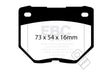 EBC 89-95 Nissan Skyline (R32) 2.6 Twin Turbo GT-R Yellowstuff Rear Brake Pads EBC Brake Pads - Performance  AXOPROS