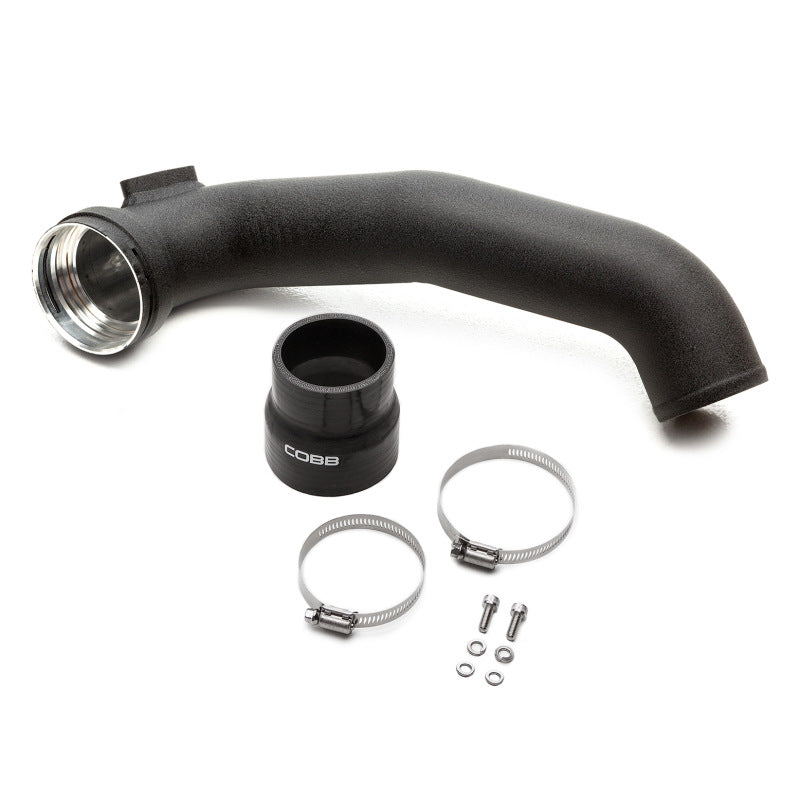 Cobb BMW N55 Charge Pipe - Wrinkle Black COBB Intercooler Pipe Kits  AXOPROS