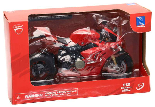 New Ray Toys Ducati Panigale V4 S Red Scale - 1:12 New Ray Toys Toys  AXOPROS