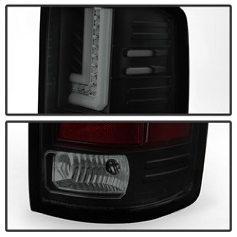 Spyder GMC Sierra 14-16 LED Tail Lights Black Smoke ALT-YD-GS14-LBLED-BSM SPYDER Tail Lights  AXOPROS