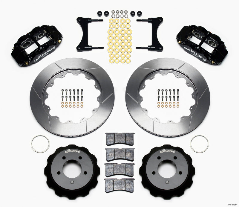 Wilwood Narrow Superlite 6R Front Hat Kit 14.00in 93-96 Mazda RX7 Wilwood Big Brake Kits  AXOPROS