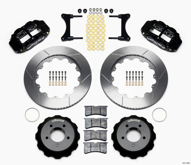 Wilwood Narrow Superlite 6R Front Hat Kit 14.00in 93-96 Mazda RX7 Wilwood Big Brake Kits  AXOPROS