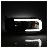 Spyder 02-05 Dodge Ram 1500 Light Bar Projector Headlights - Black (PRO-YD-DR02V2-LB-BK) SPYDER Headlights  AXOPROS