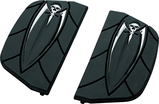 Kuryakyn Zombie Passenger Board Covers Black Kuryakyn Footpegs  AXOPROS