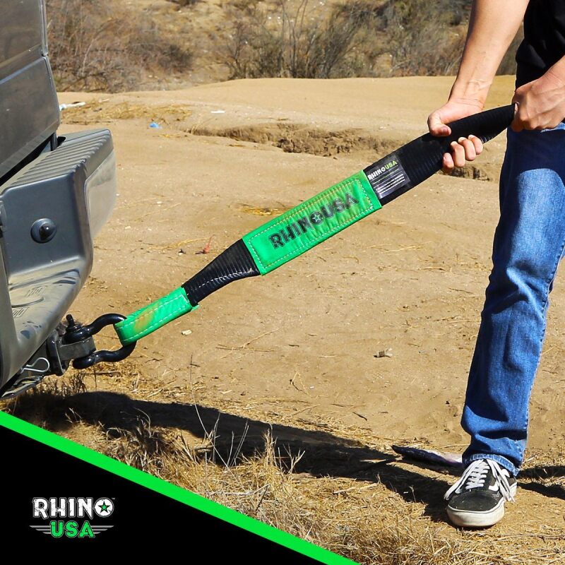 Rhino USA 20Ft Tow Strap/Hitch Combo Rhino USA Tow Straps  AXOPROS