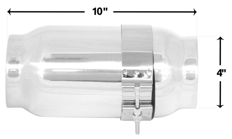 Spectre Inline Air Box 5in. w/Filter Spectre Air Boxes  AXOPROS
