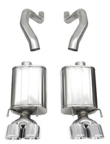 Corsa 06-13 Chevy Corvette C6 Z06 7.0L / 09-13 ZR1 6.2L Polished AxleBack Exhaust w/4.5in Twin Tips CORSA Performance Axle Back  AXOPROS