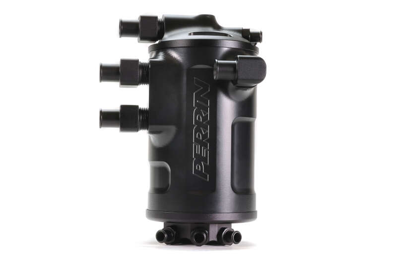 Perrin Performance PERRIN 02-21 Subaru WRX / 04-21 STI Air Oil Separator - Black Oil Separators aftermarket performance part