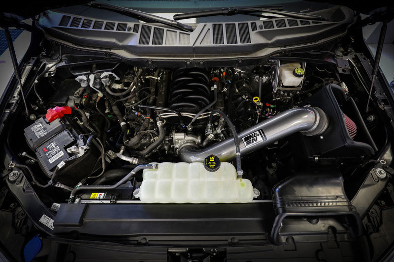 K&N 2021+ Ford F-150 V8-5.0L F/I High Flow Performance Intake Kit K&N Engineering Cold Air Intakes  AXOPROS