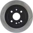 StopTech Power Slot 94-97/99-05 Mazda Miata (01-05 Normal Suspension Only) SportStop Slotted Rear L Stoptech Brake Rotors - Slotted  AXOPROS