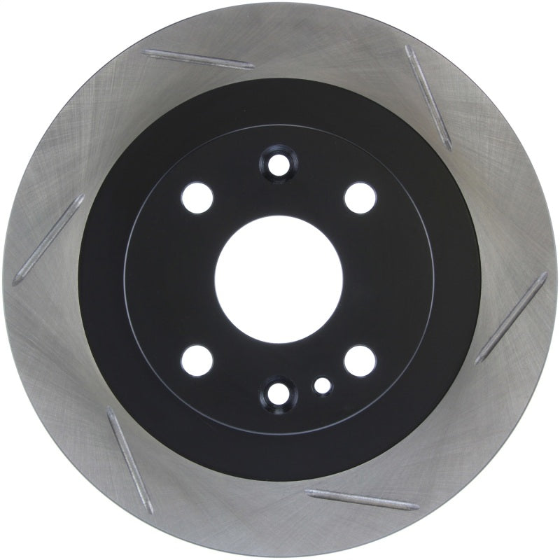 StopTech Power Slot 94-97/99-05 Mazda Miata (01-05 Normal Suspension Only) SportStop Slotted Rear L Stoptech Brake Rotors - Slotted  AXOPROS