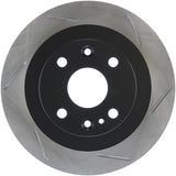 StopTech Power Slot 94-97/99-05 Mazda Miata (01-05 Normal Suspension Only) SportStop Slotted Rear L Stoptech Brake Rotors - Slotted  AXOPROS