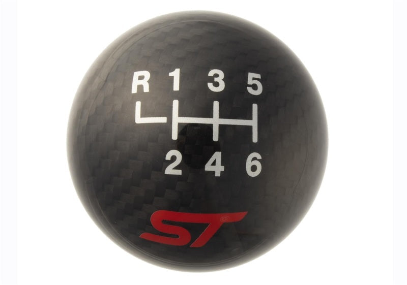 Ford Racing 13-17 Focus ST Black Carbon Fiber 6 Speed Shift Knob Ford Racing Shift Knobs  AXOPROS