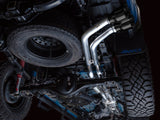 AWE 16-22 Toyota Tacoma 0FG Catback Exhaust w/ BashGuard - Dual Diamond Black Tips AWE Tuning Catback  AXOPROS