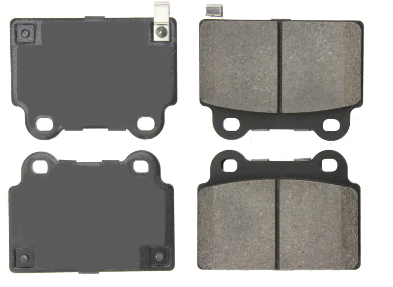 StopTech Performance 08+ Mitsubishi Evolution X Rear Brake Pads Stoptech Brake Pads - Performance  AXOPROS