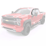 EGR 2019 Chevy 1500 Crew Cab In-Channel Window Visors - Dark Smoke EGR Wind Deflectors  AXOPROS