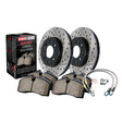 Sport Axle Pack, Drilled & Slotted, Rear Stoptech Brake Rotors - Slot & Drilled  AXOPROS