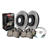 Sport Axle Pack, Drilled & Slotted, Rear Stoptech Brake Rotors - Slot & Drilled  AXOPROS