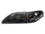 Raxiom 94-98 Mustang Axial Series Cobra Style Headlights- Black Housing (Clear Lens) Raxiom Headlights  AXOPROS