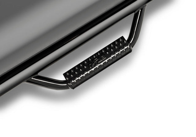 N-Fab Nerf Step 16-17 Toyota Tacoma Double Cab - Gloss Black - Cab Length - 2in N-Fab Side Steps  AXOPROS