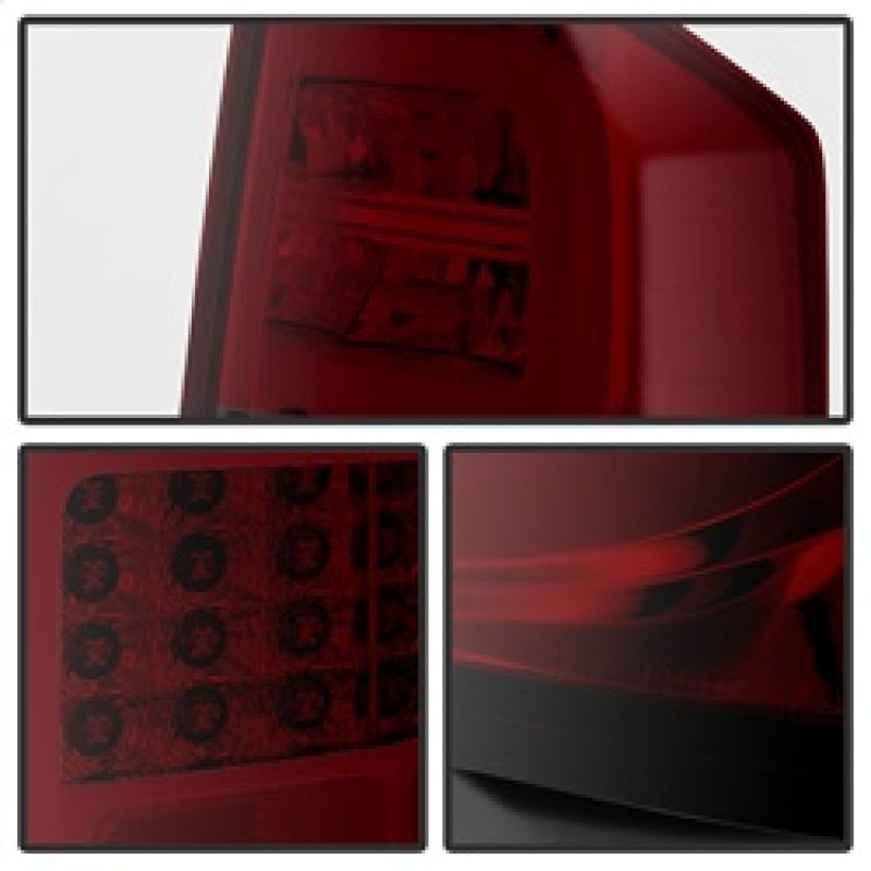 Spyder Toyota Tundra 2014-2016 Light Bar LED Tail Lights Red Smoke ALT-YD-TTU14-LED-RS SPYDER Tail Lights  AXOPROS