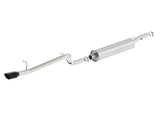 Borla 12-16 Jeep Wrangler V6 4WD Dirt Sport Cat-Back 2.5in Single Square Rolled Angle Cut Rear Borla Catback  AXOPROS