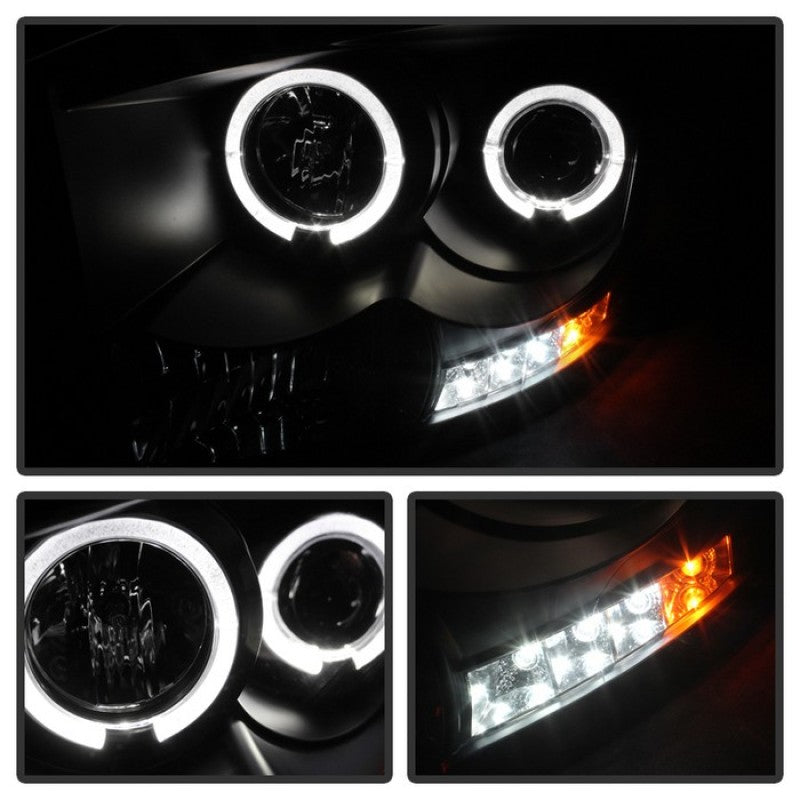 Spyder Dodge Ram 1500 06-08/Ram 2500 06-09 Projector Headlights LED Halo LED Blk PRO-YD-DR06-HL-BK SPYDER Headlights  AXOPROS