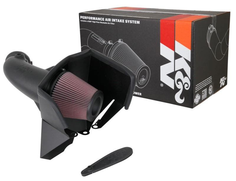 K&N 18-19 Jeep Grand Cherokee Trackhawk V8-6.2L F/I Aircharger Performance Intake K&N Engineering Cold Air Intakes  AXOPROS