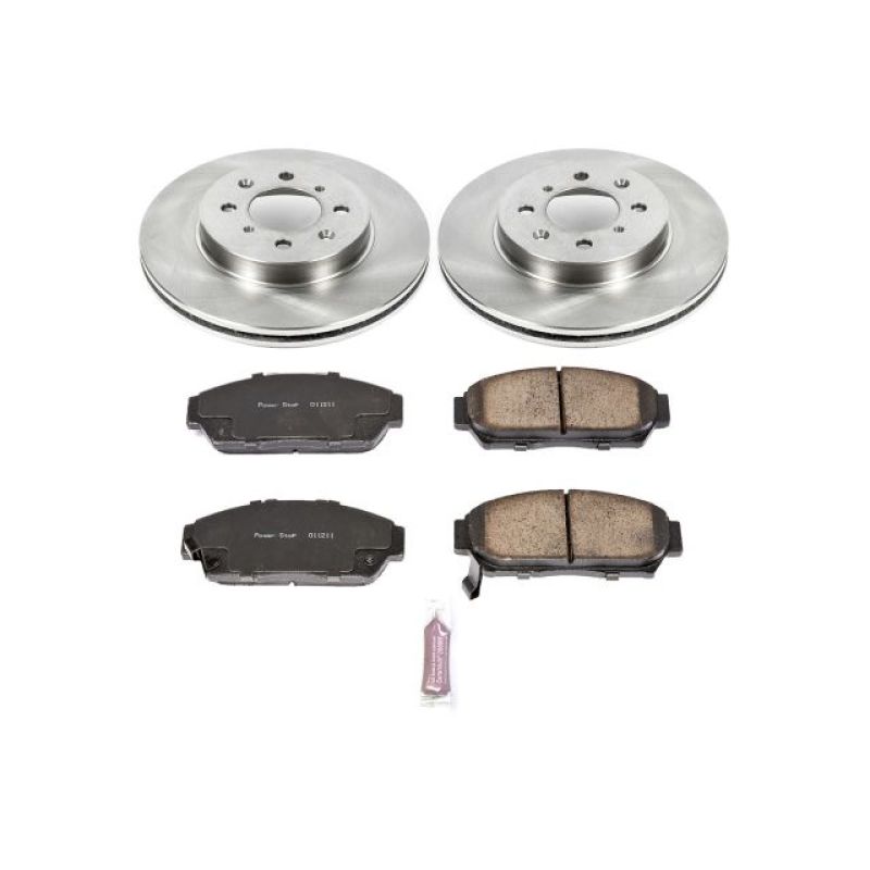PowerStop Power Stop 94-01 Acura Integra Front Autospecialty Brake Kit Brake Kits - OE aftermarket performance part