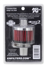 K&N 1in Flange ID x 2in OD x 1.5 inch H Rubber Base Crankcase Vent Filter K&N Engineering Air Filters - Universal Fit  AXOPROS