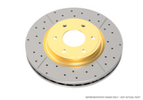 DBA 08-10 STi/2017 BRZ w/Perf. Pkg. Rear Dual-Drilled Street Series Rotor DBA Brake Rotors - Slot & Drilled  AXOPROS