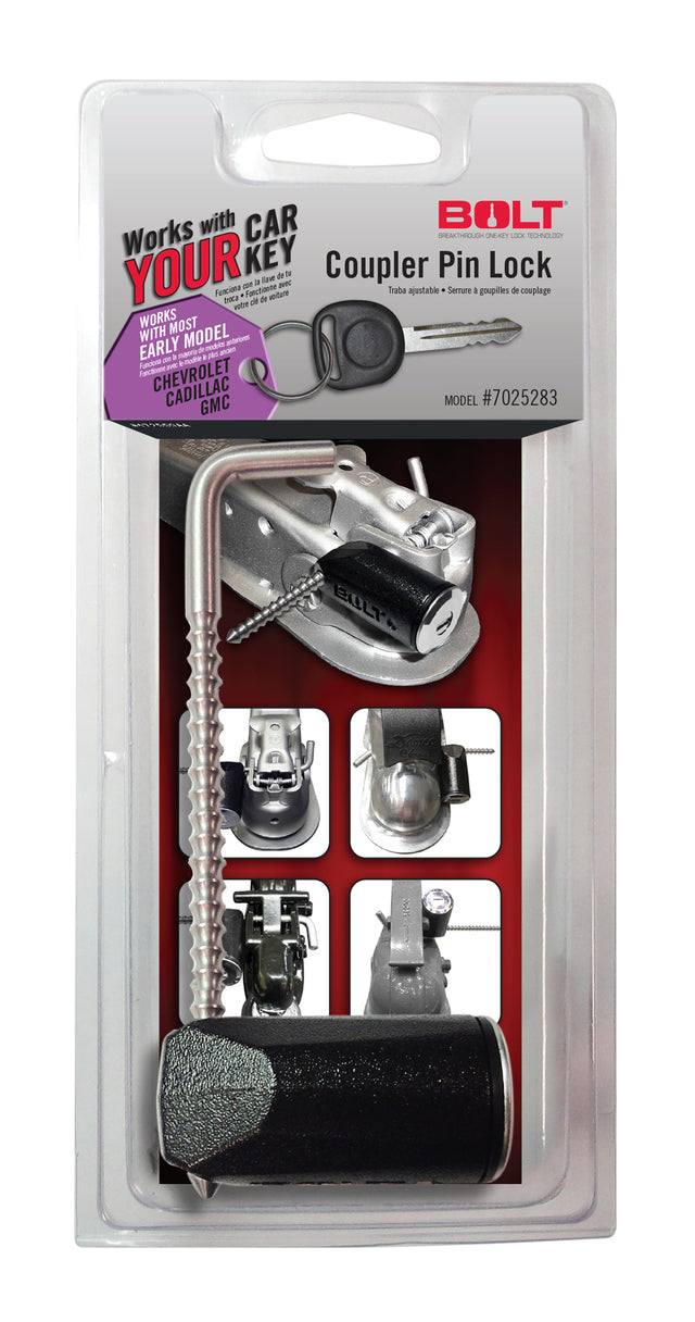 BOLT Coupler Pin Lock GM Early Model (GM A) BOLT Trailer Hitch Lock  AXOPROS