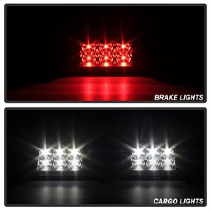 xTune Dodge Ram 1500 09-15 2500/3500 10-16 LED 3RD Brake Light - Black BKL-DRAM09-LED-BK SPYDER Brake Lights  AXOPROS